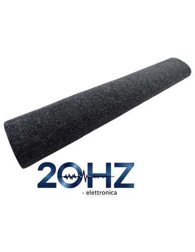 Moquette acustica adesiva antracite 70x140cm per interni, subwoofer e pianali