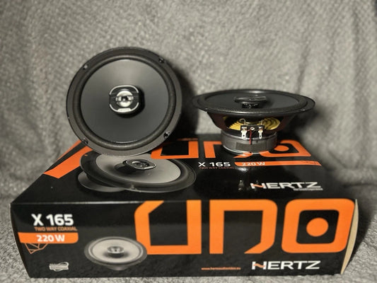 Casse Auto Altoparlanti Hertz X165 per Auto 16,5cm 220W Kit 2 Vie Coassiali