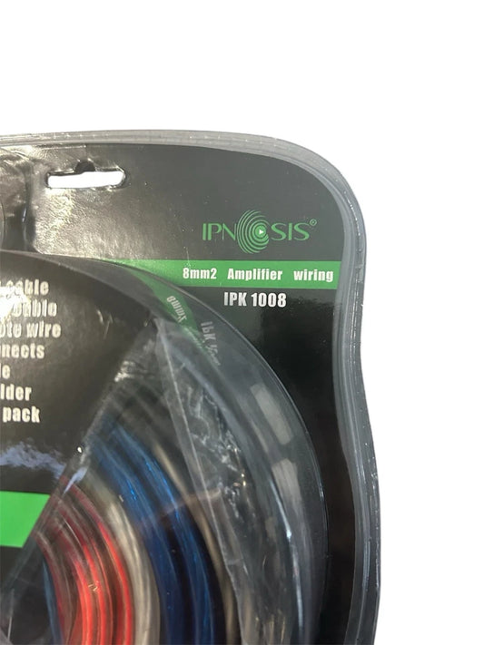 KIT CAVI AMPLIFICATORE AUTO IPNOSIS POSITIVO NEGATIVO FUSIBILE RCA CAVO CASSE 5m