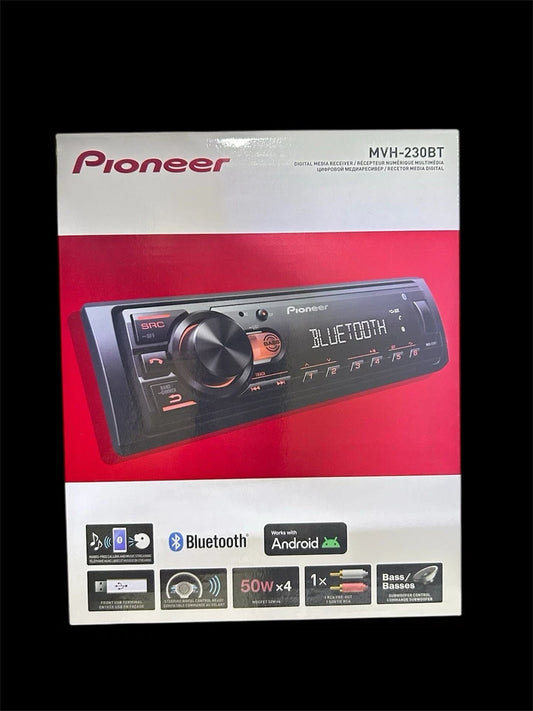 Autoradio Pioneer MHV-230BT bluethooth per chiamate e streaming musicale