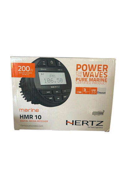 HERTZ HMR 10 radio nautica Media Receiver con USB e Bluetooth AUX