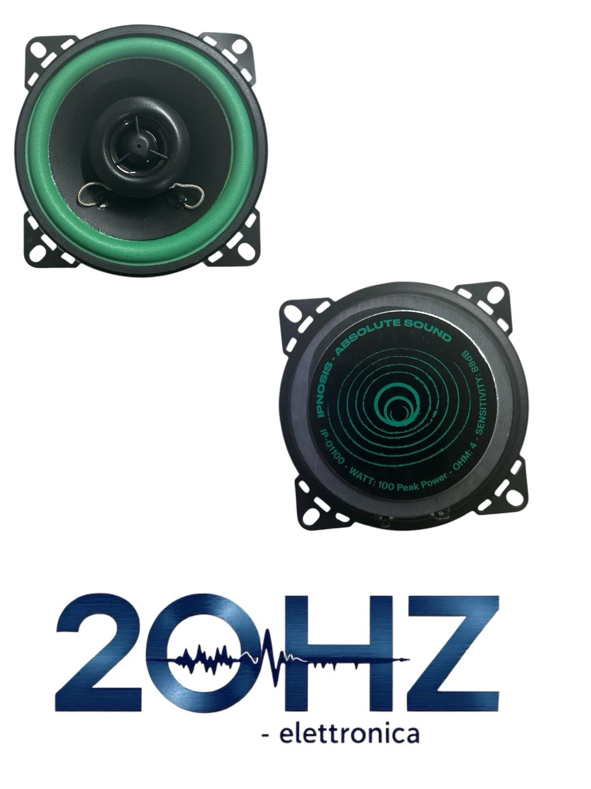 altoparlanti Auto 10cm Coassiale Ip-01100 50w
