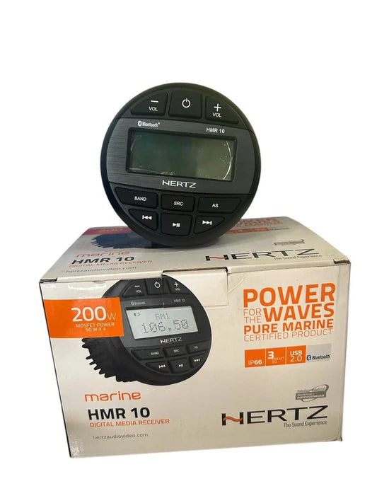 HERTZ HMR 10 radio nautica Media Receiver con USB e Bluetooth AUX