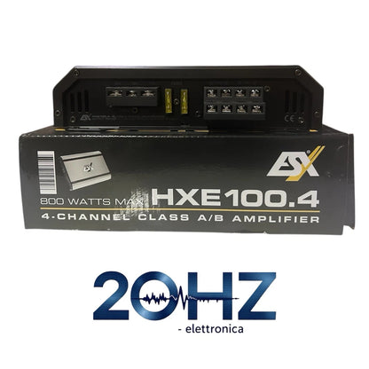 Kit Amplificatore 4 Canali E Kit Cavi Audio System Completo
