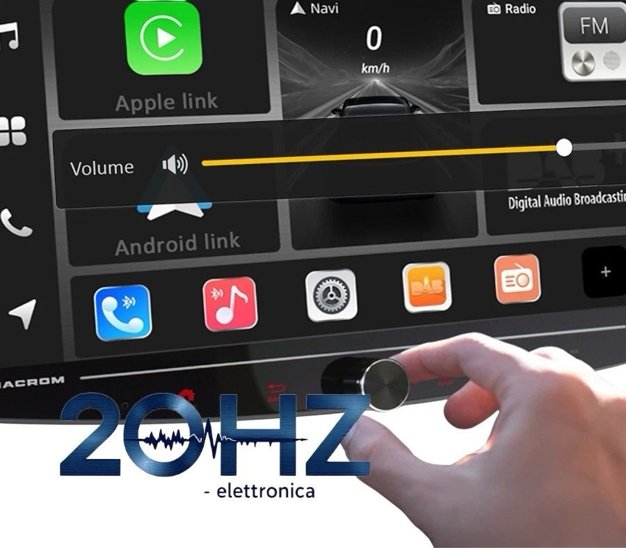 MACROM T1003DAB Autoradio Monitor Car Tablet Android Apple DAB+ BT T 1003 DAB