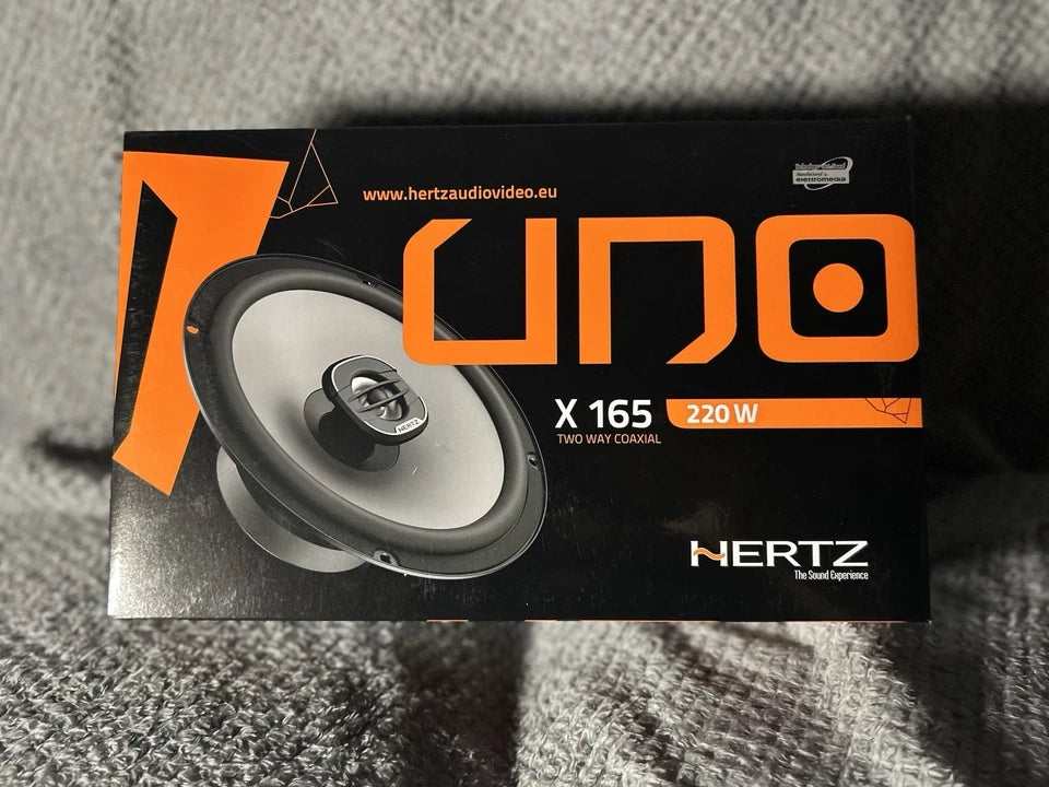 Casse Auto Altoparlanti Hertz X165 per Auto 16,5cm 220W Kit 2 Vie Coassiali