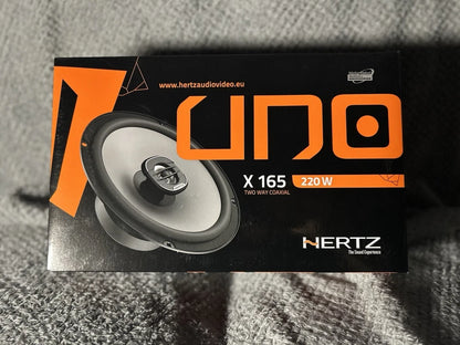 Casse Auto Altoparlanti Hertz X165 per Auto 16,5cm 220W Kit 2 Vie Coassiali