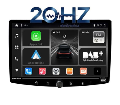 MACROM T1003DAB Autoradio Monitor Car Tablet Android Apple DAB+ BT T 1003 DAB
