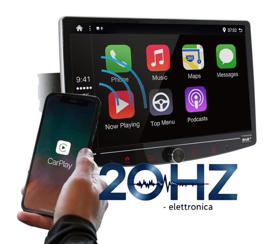 MACROM T1003DAB Autoradio Monitor Car Tablet Android Apple DAB+ BT T 1003 DAB